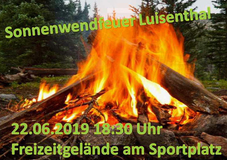 Sonnenwendfeuer 22.06. ab 18:30 Uhr