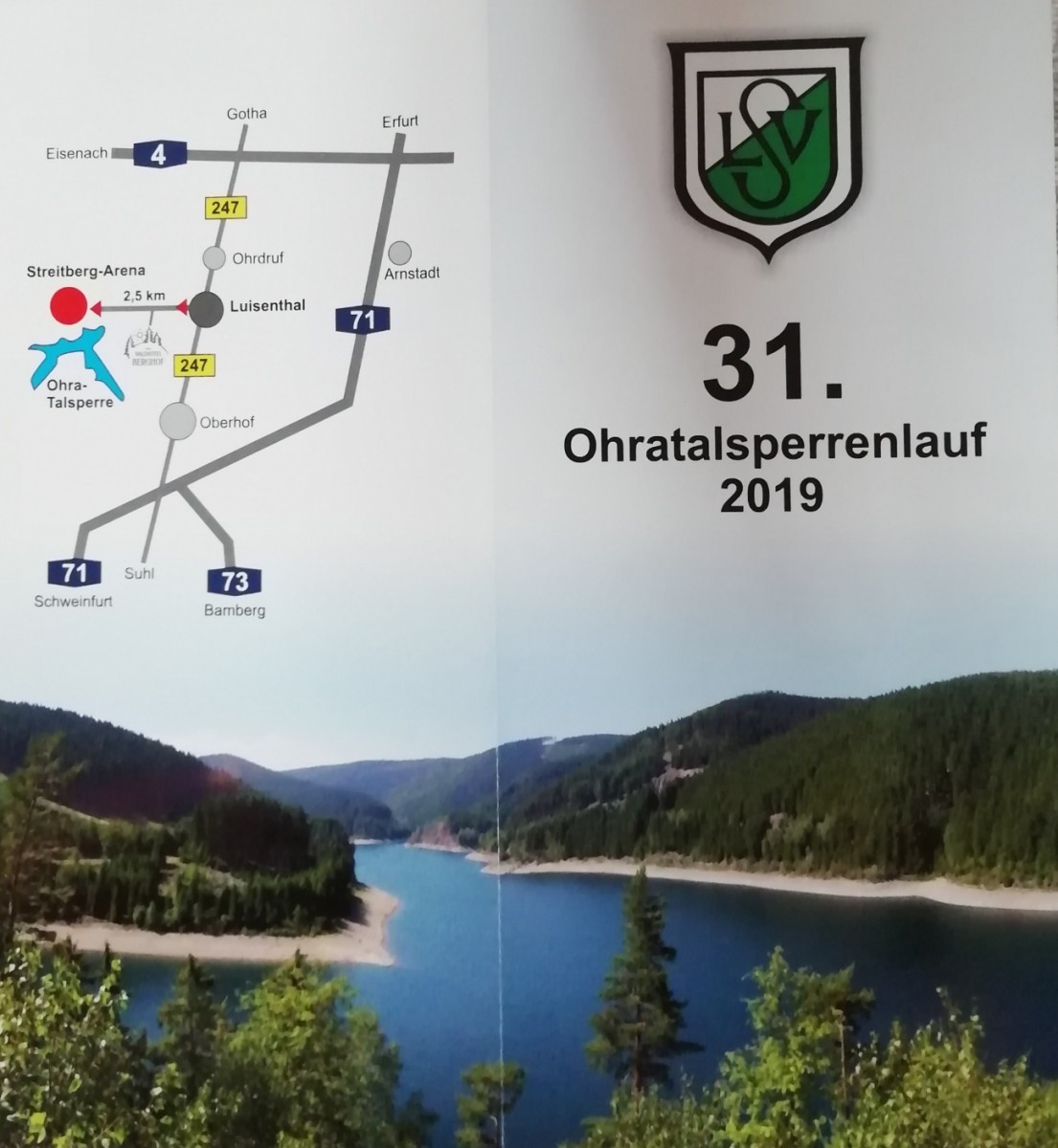 Ohratalsperrenlauf am 31.8. auf dem Streitberg