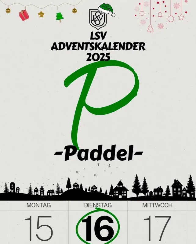 Türchen 16 - Paddel