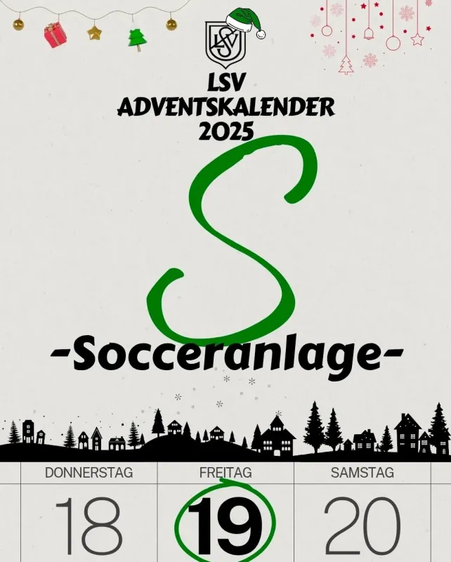 Türchen 19 - Socceranlage