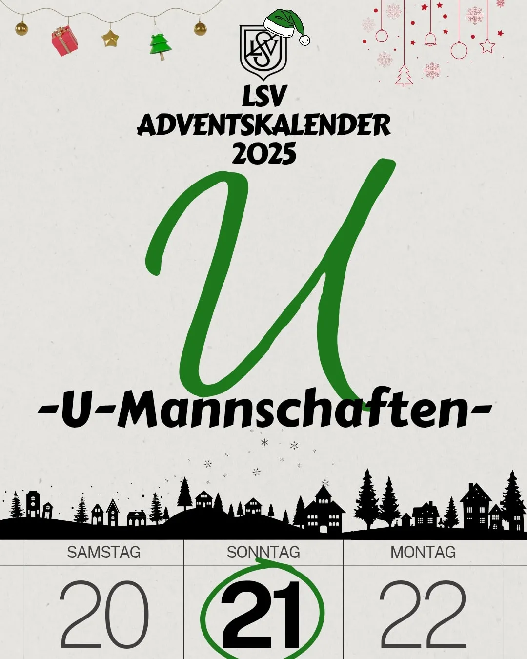 Türchen 21 - U-Mannschaften