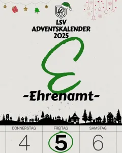 Türchen 5 - Ehrenamtliches Engagement