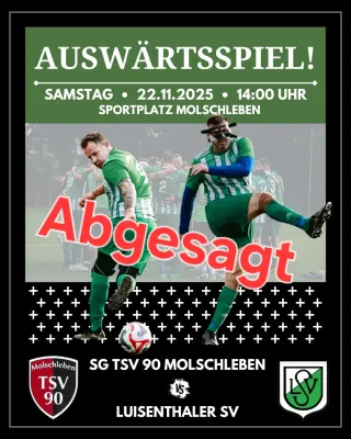 (1M) Spiel kann aufgrund der Platzbedingungen nicht statt finden