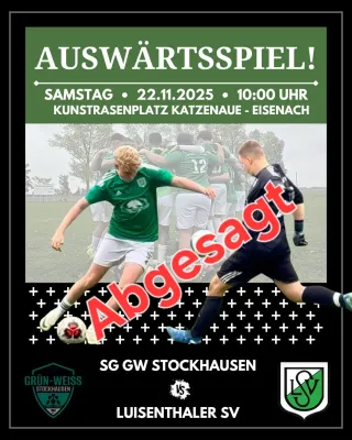 (B) Kunstrasen in Eisenach ist gesperrt.